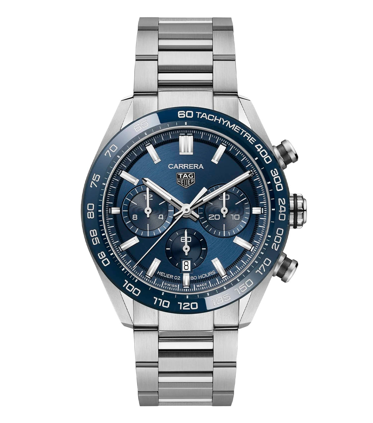 TAG Heuer Carrera Sport Steel 42mm Automatic Blue Dial Bracelet