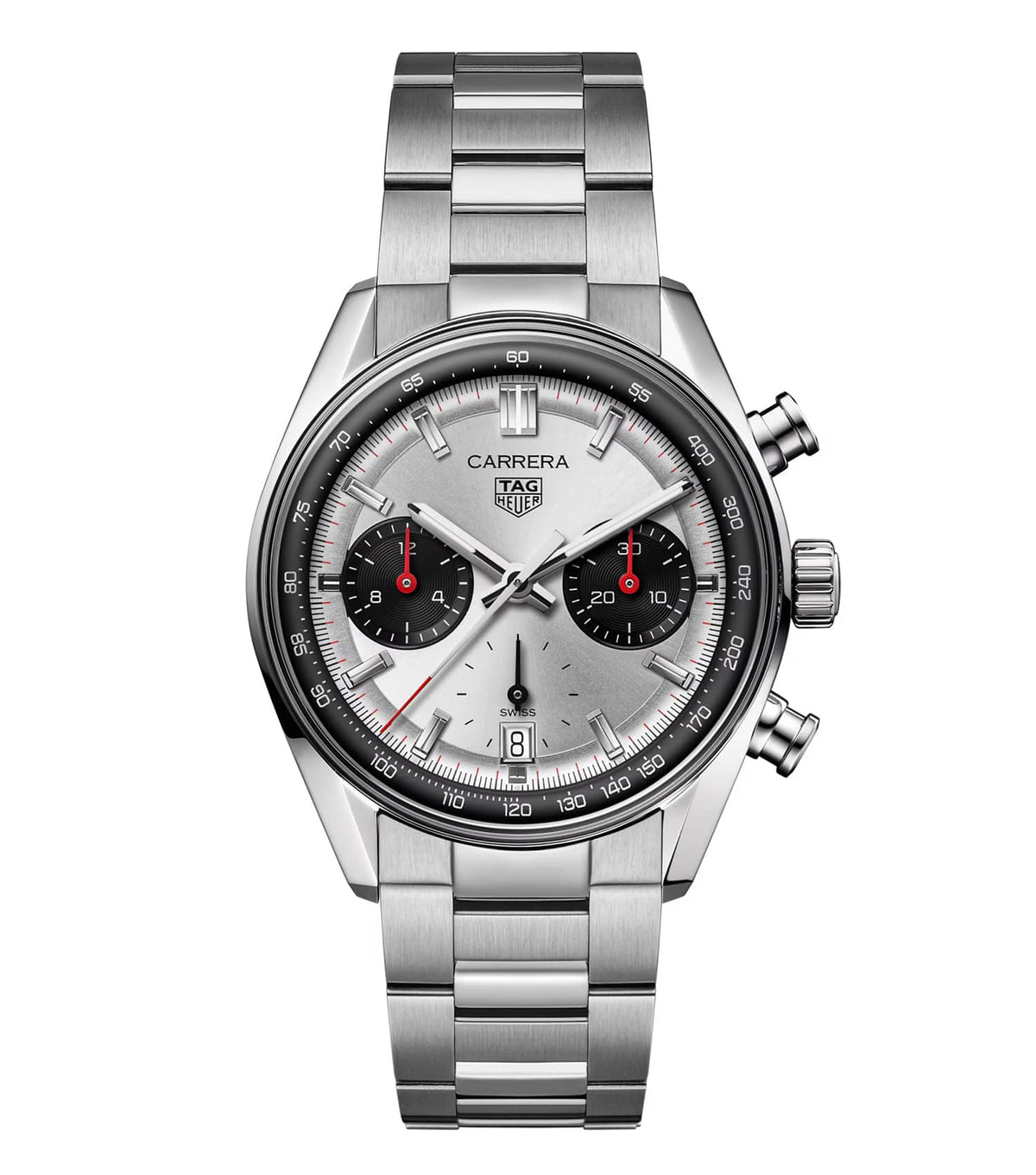 TAG Heuer Carrera Steel 39mm Automatic Silver Dial Bracelet