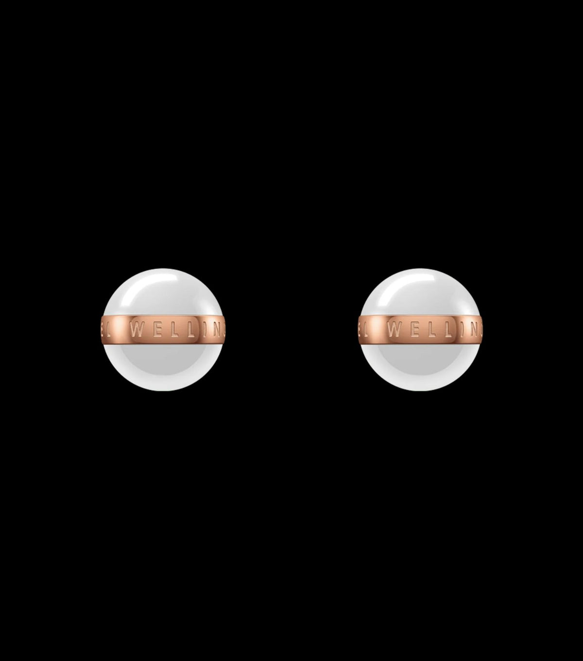 ER - ASPIRATION EARRINGS ROSEGOLD WHITE