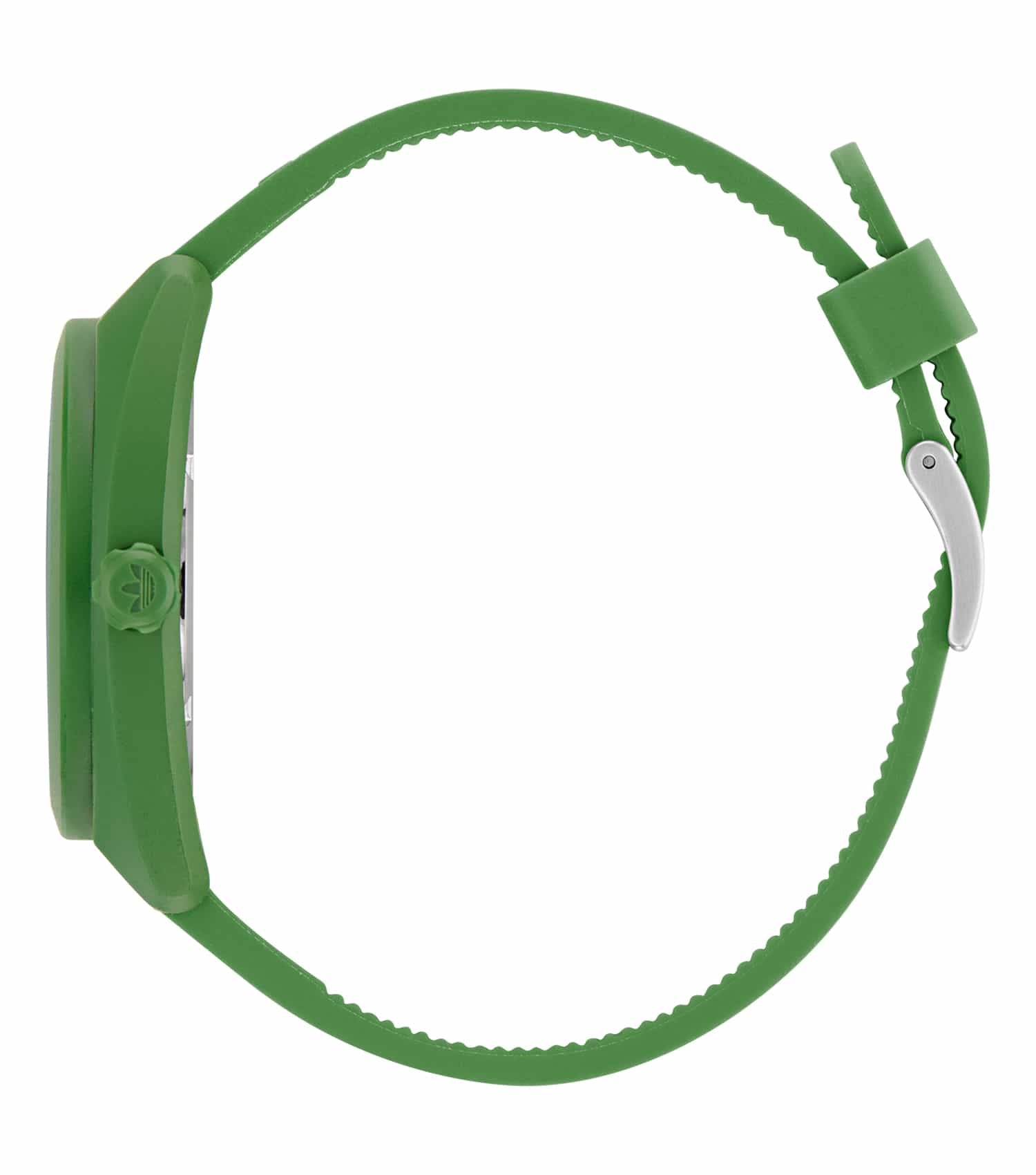 Unisex Project Three Quartz Watch 42mm with Green Strap