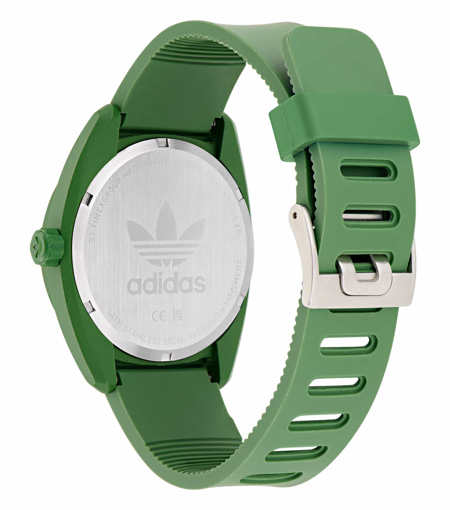 Unisex Project Three Quartz Watch 42mm with Green Strap