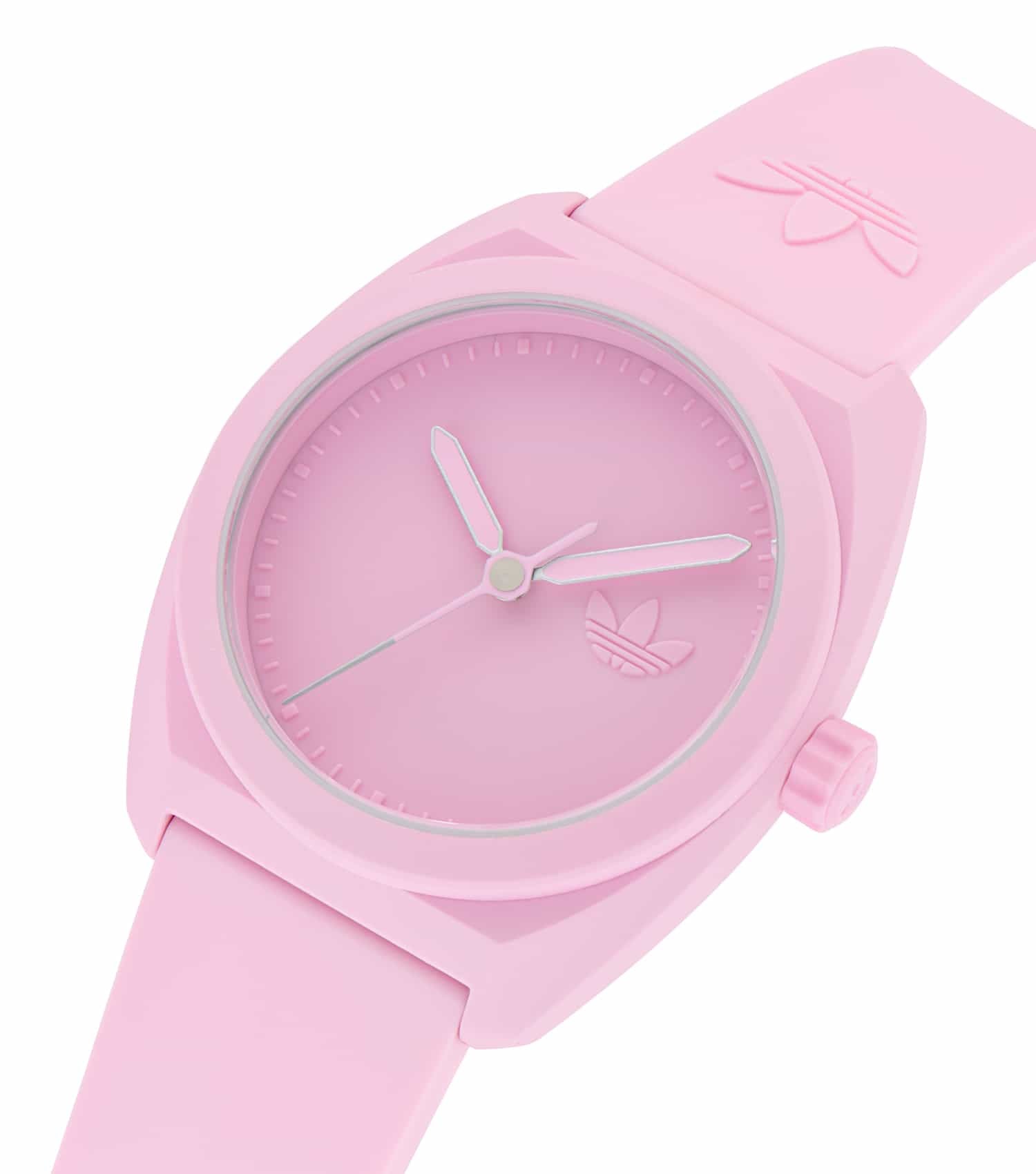 Unisex Project Three Quartz Watch 42mm with Pink Strap