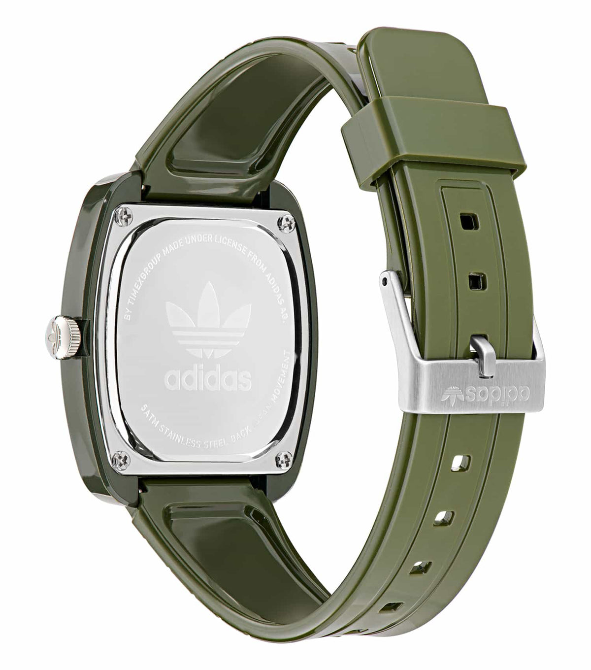 Unisex Retro Wave Two Quartz Watch 37mm with Green Dial
