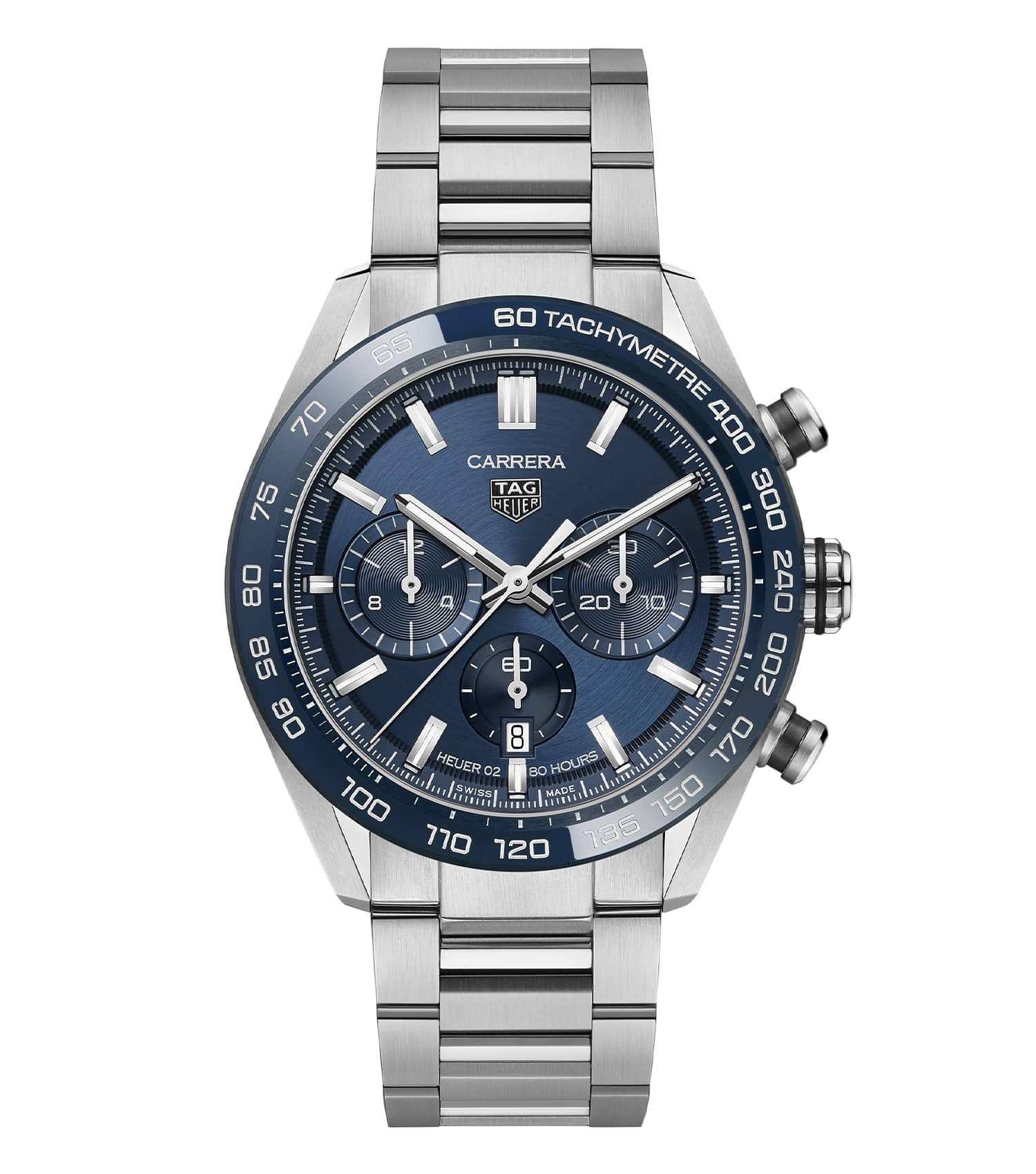 TAG Heuer Carrera Sport Steel 42mm Automatic Blue Dial Bracelet