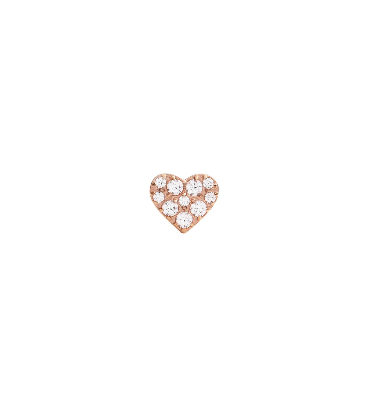 Daniel Wellington rose gold earring, elegant design, angled view showcasing refined details and luxurious finish against neutral background.