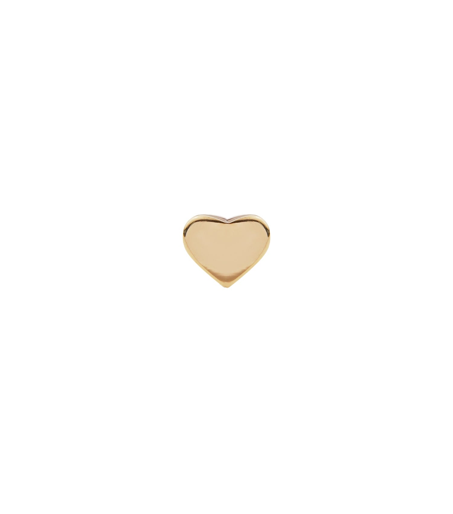 Gold Daniel Wellington earring, side view; a gleaming gold-tone accessory epitomizing minimalistic elegance and style.
