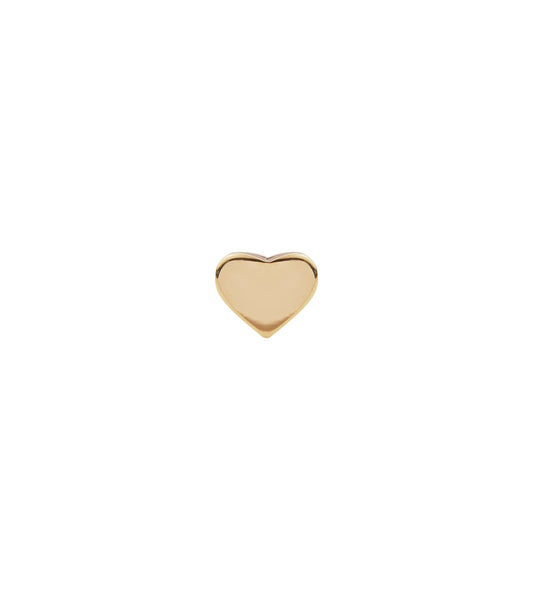Gold Daniel Wellington earring, side view; a gleaming gold-tone accessory epitomizing minimalistic elegance and style.