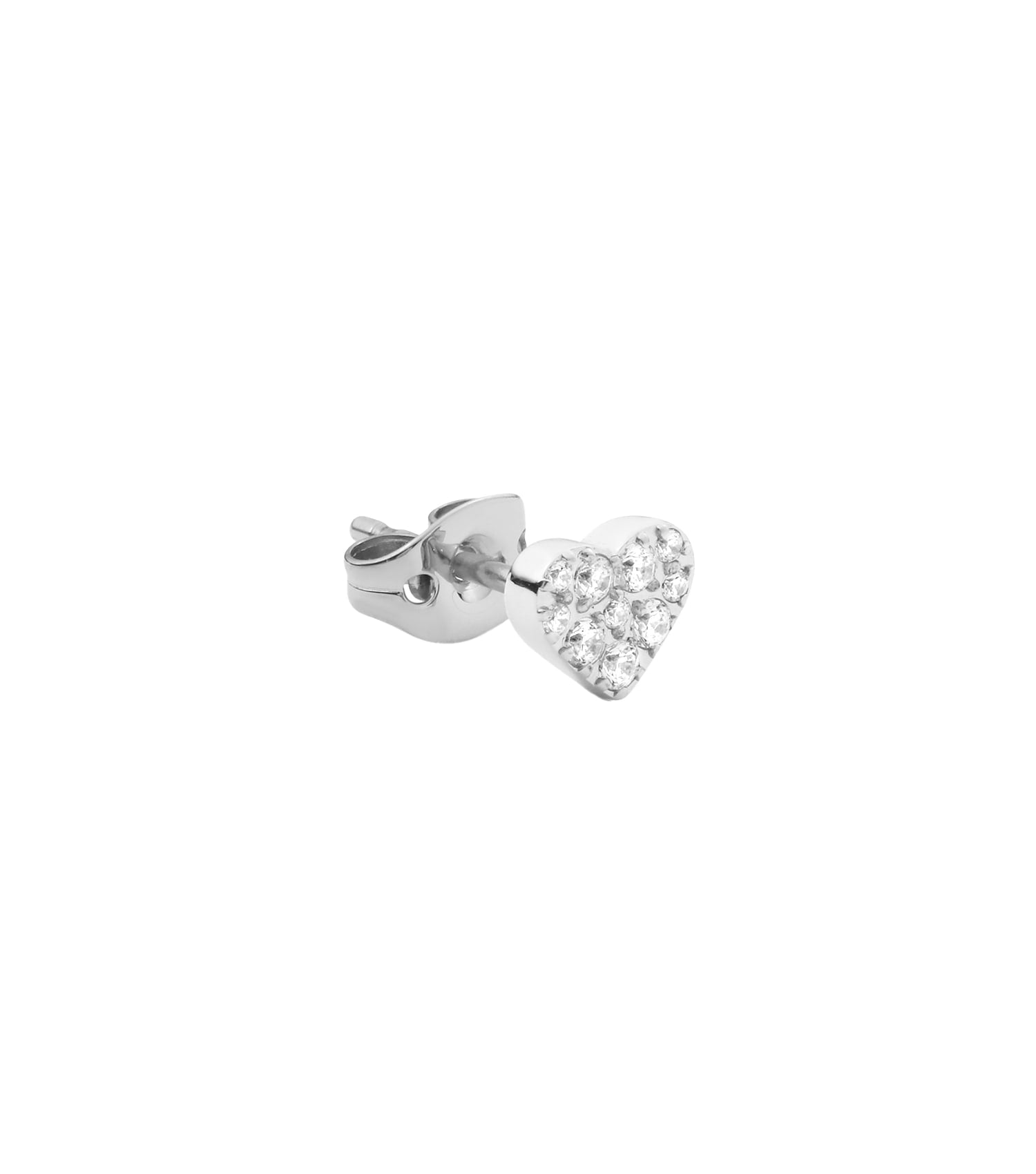 Micro Crystal Heart Earring S