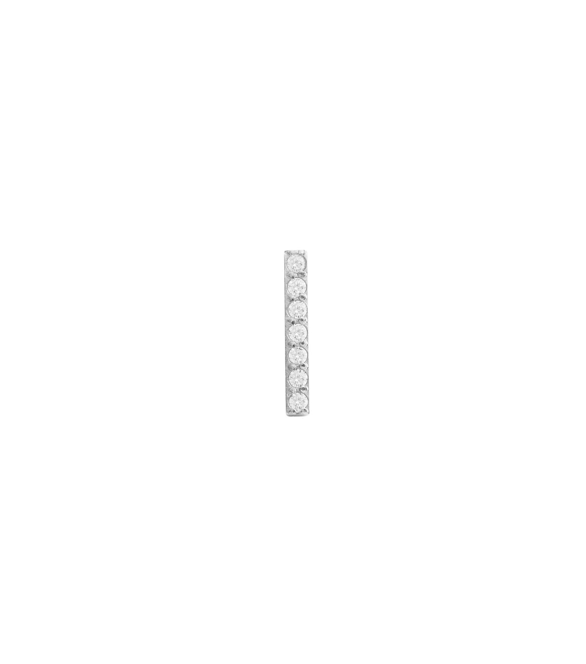 Micro Crystal line Earring S