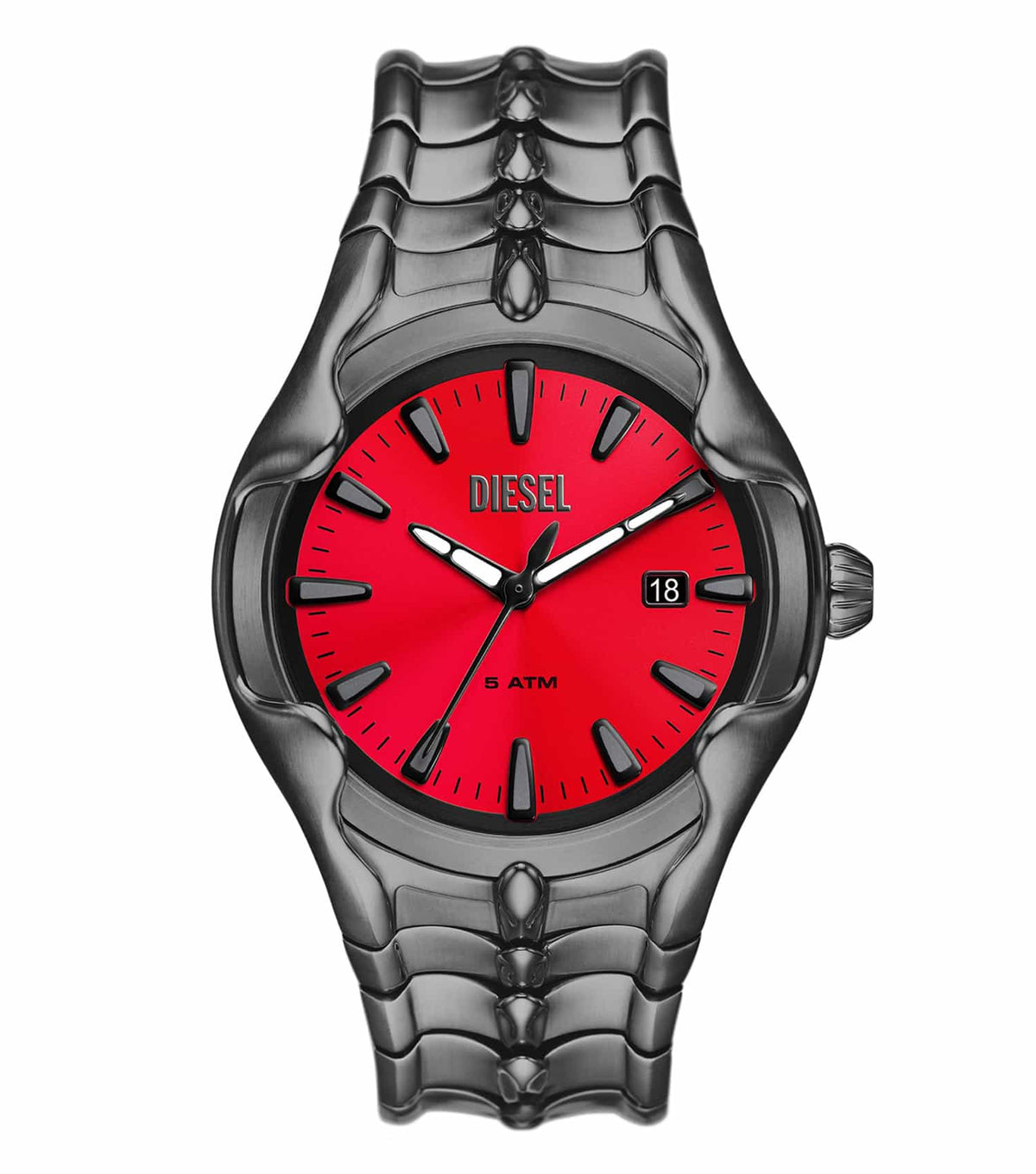 Men Vert Quartz Watch 44mm with Grey Strap