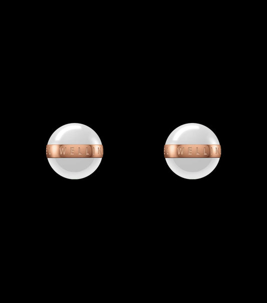 ER - ASPIRATION EARRINGS ROSEGOLD WHITE