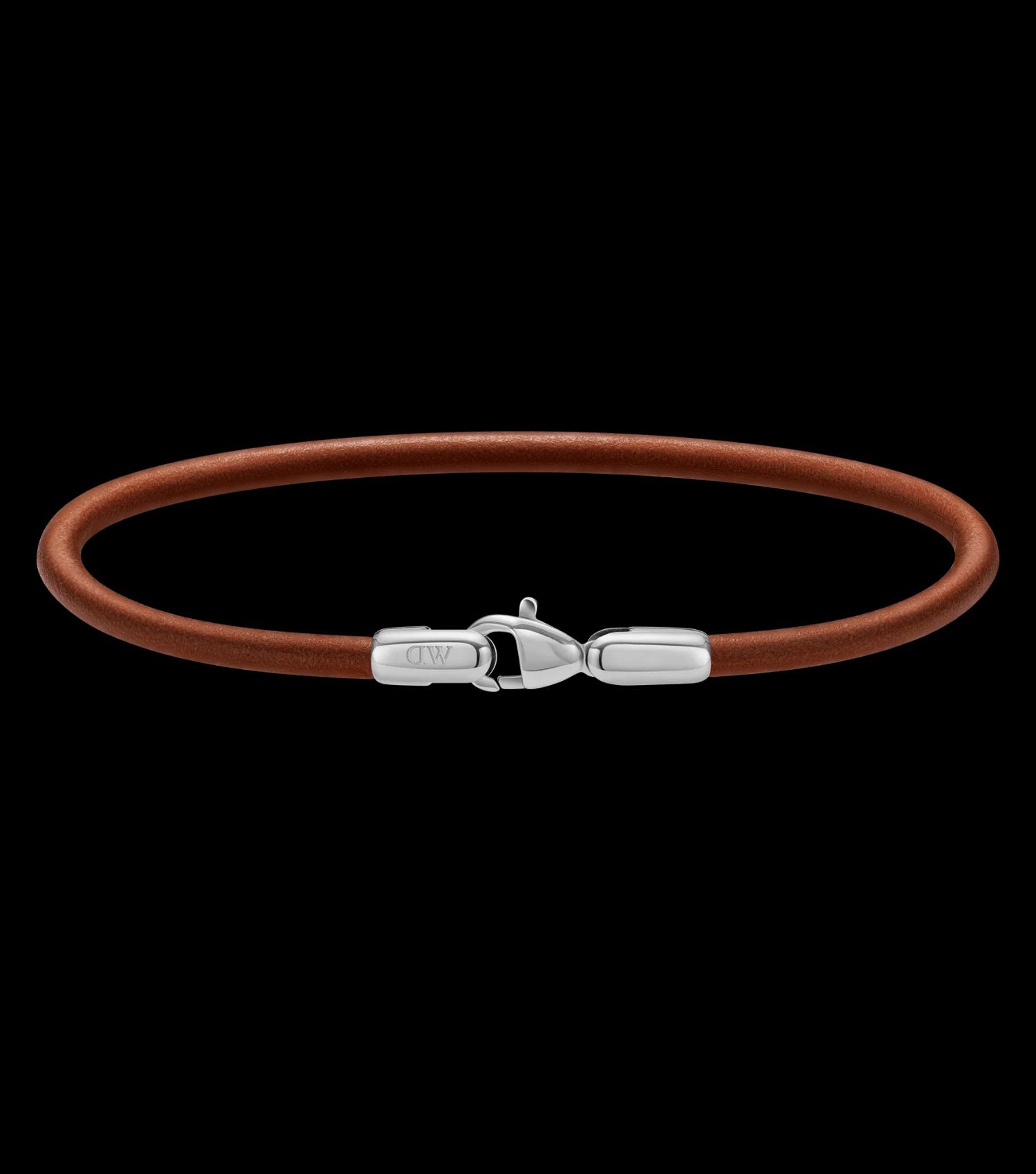 BR- PERFECT PAIR BRN & SLV LEATHER 195MM SS24