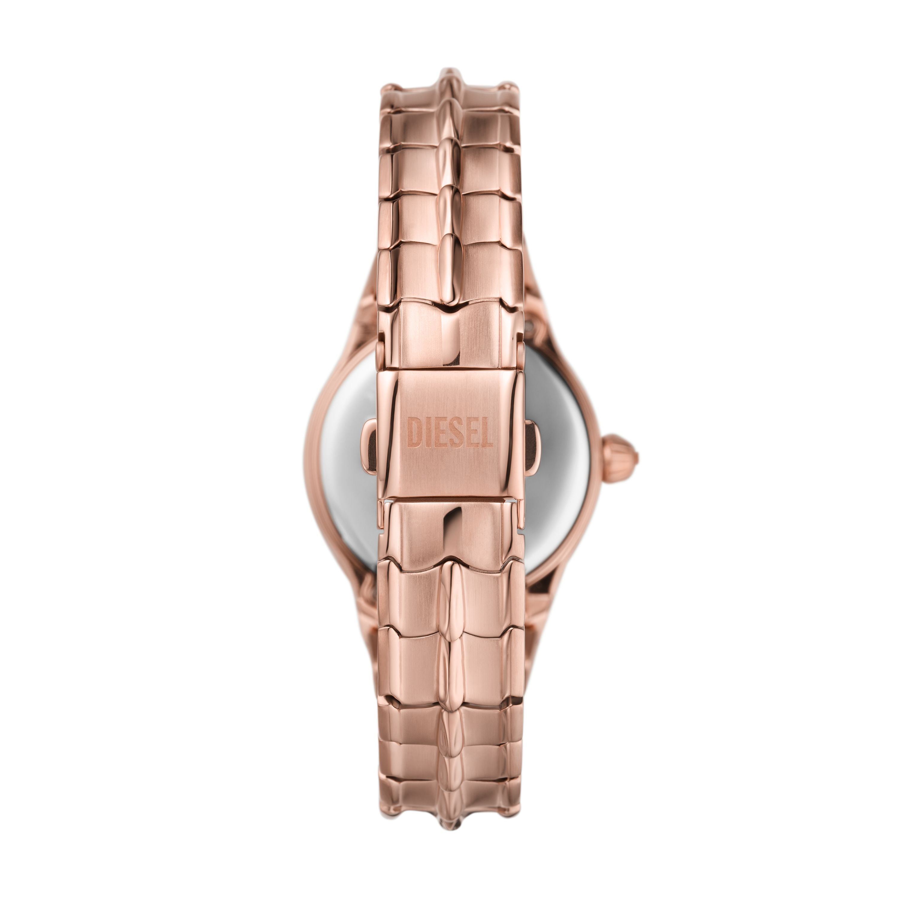Diesel Vert Stainless Steel 32 Mm Rose Gold Dial Bracelet