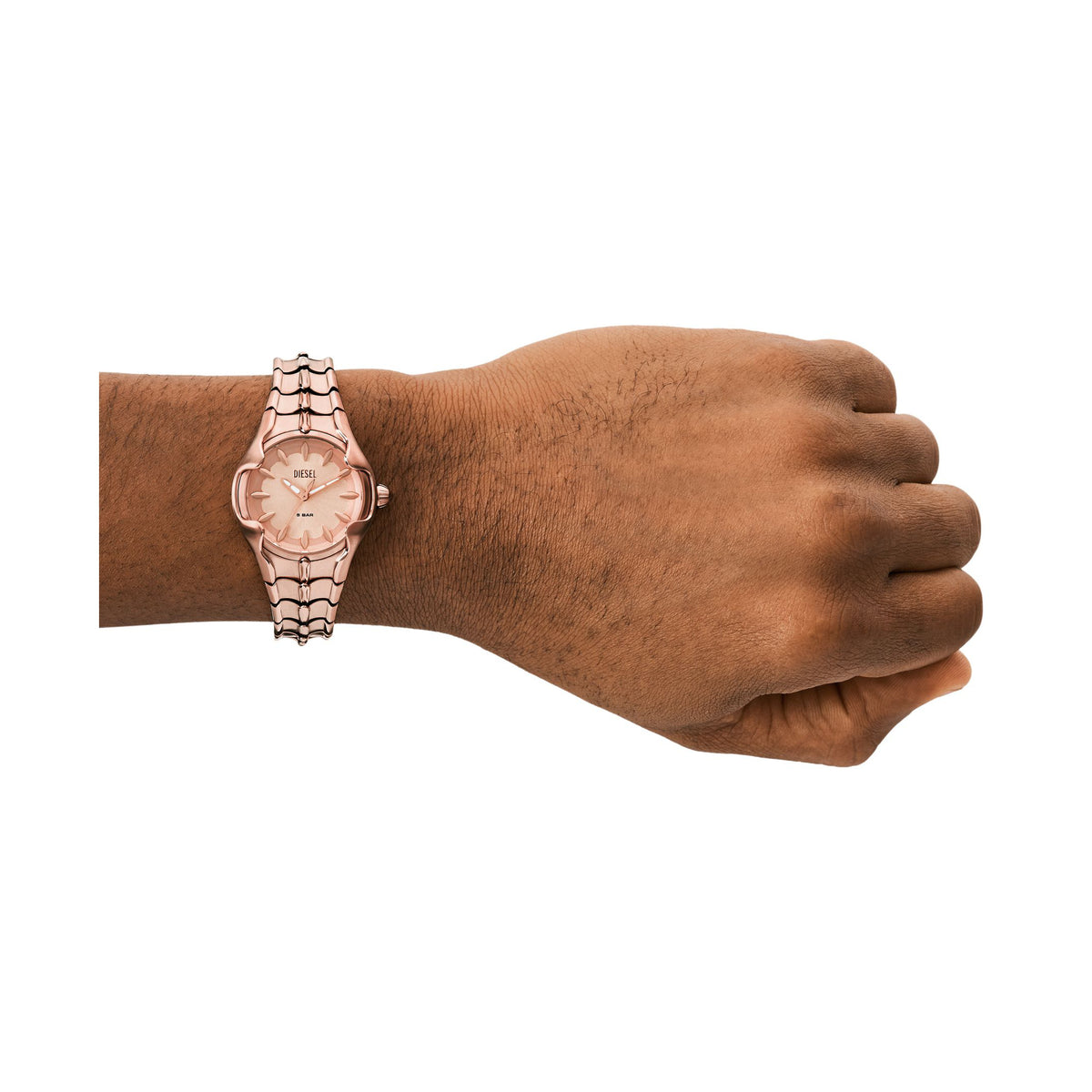 Diesel Vert Stainless Steel 32 Mm Rose Gold Dial Bracelet