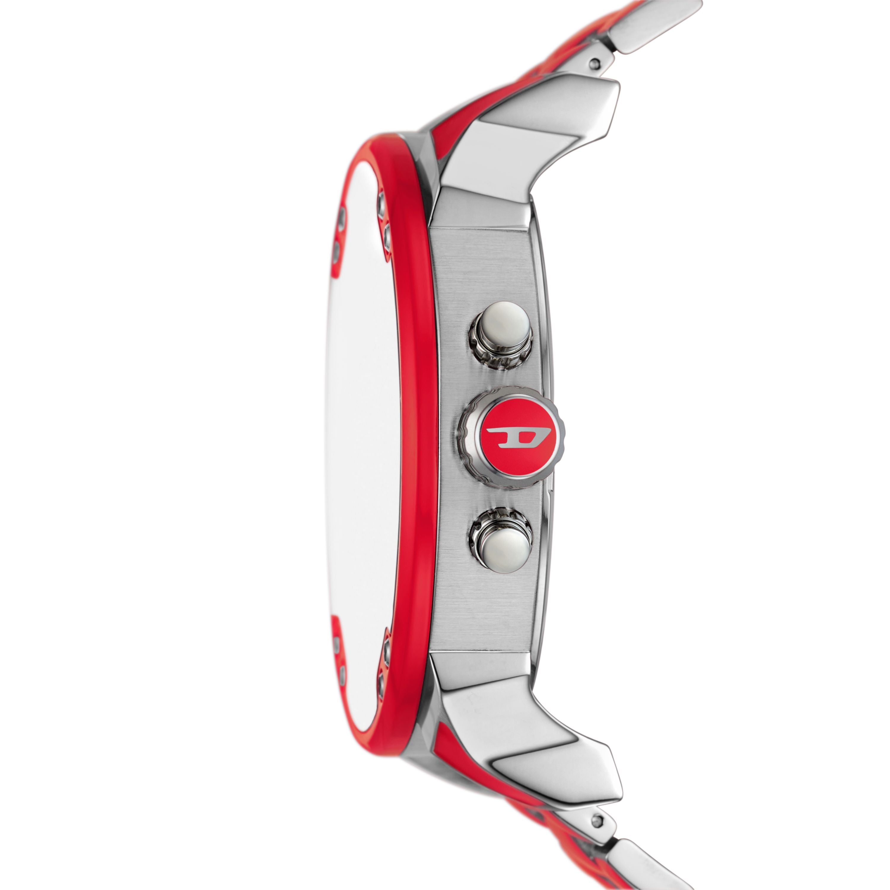 Diesel Mr. Daddy 2.0 Stainless Steel 57mm Silver Dial Bracelet