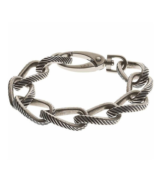 Men Essential Bracelet Silver Stainless Steel