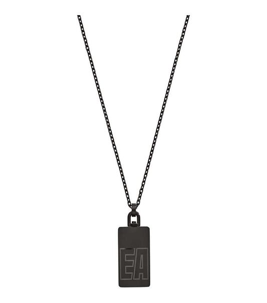 Men Fashion Necklace Black Silicone