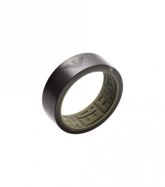 Men Fashion Ring Black Stainless Steel