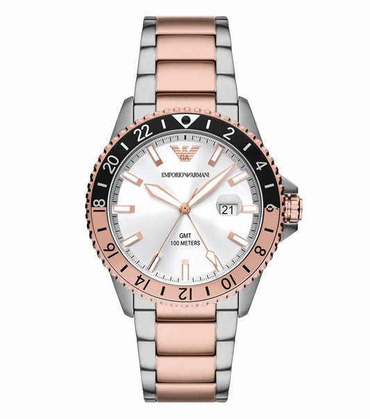 emporio armani watch_luxury watches UAE_White_Watch_Men_Stainless Steel_1