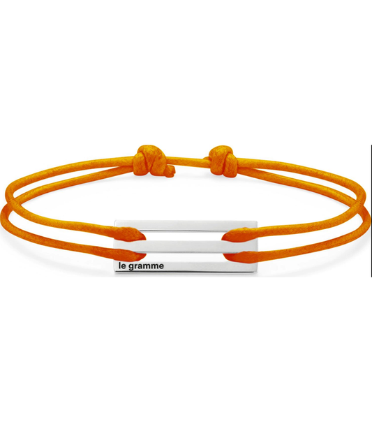 2,5g orange cord bracelet