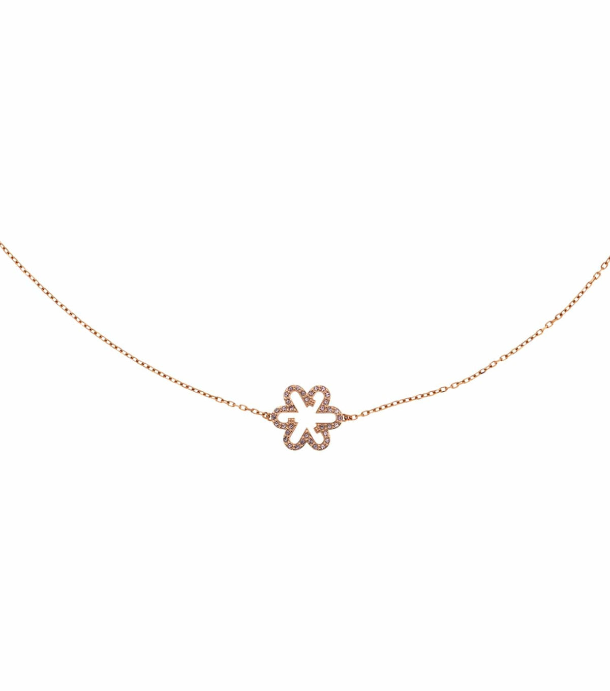 Furla gold necklace, elegant and shiny, displayed at a slight angle to showcase its intricate link design in stunning detail.