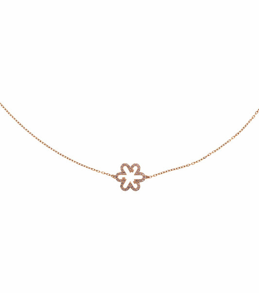 Furla gold necklace, elegant and shiny, displayed at a slight angle to showcase its intricate link design in stunning detail.