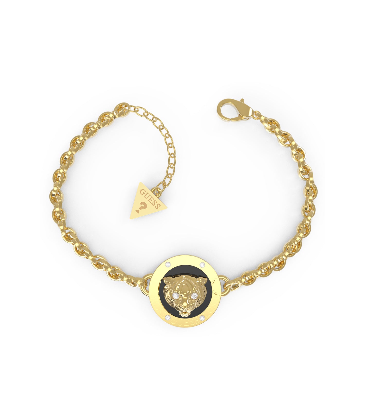 GUESS JEWELLERY Women's's Daktari Bracelet Gold Steel