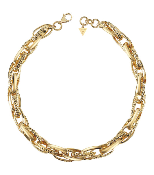Women Enchainted Necklace Gold Steel