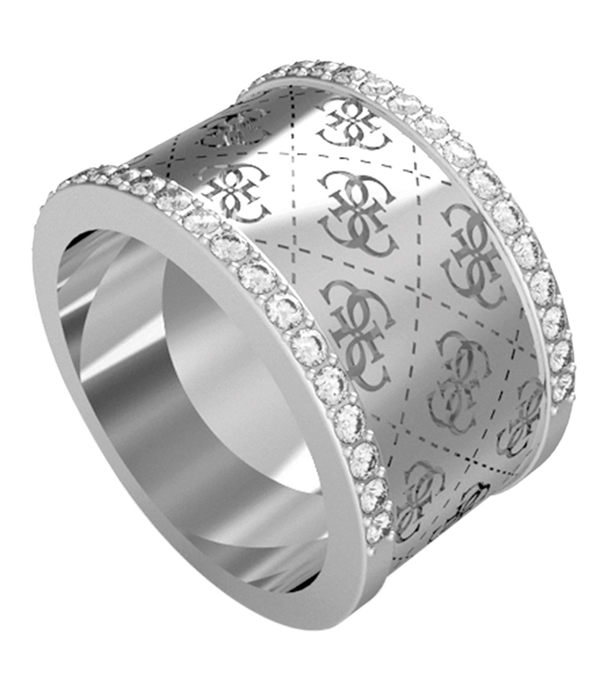 Women Round Harmony Ring Silver Steel