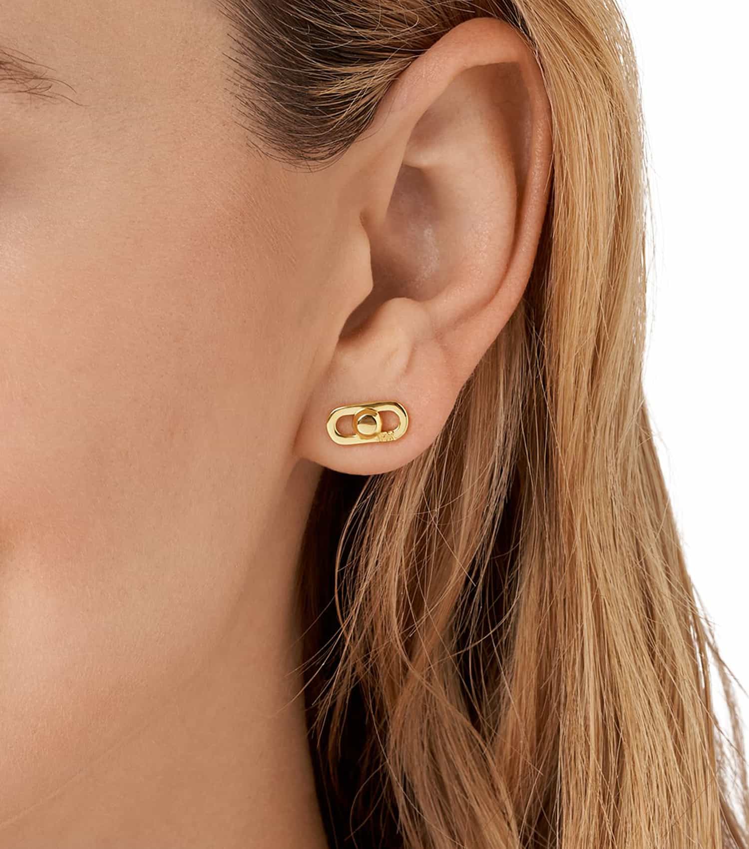 Women Premium Earring Gold Sterling Silver