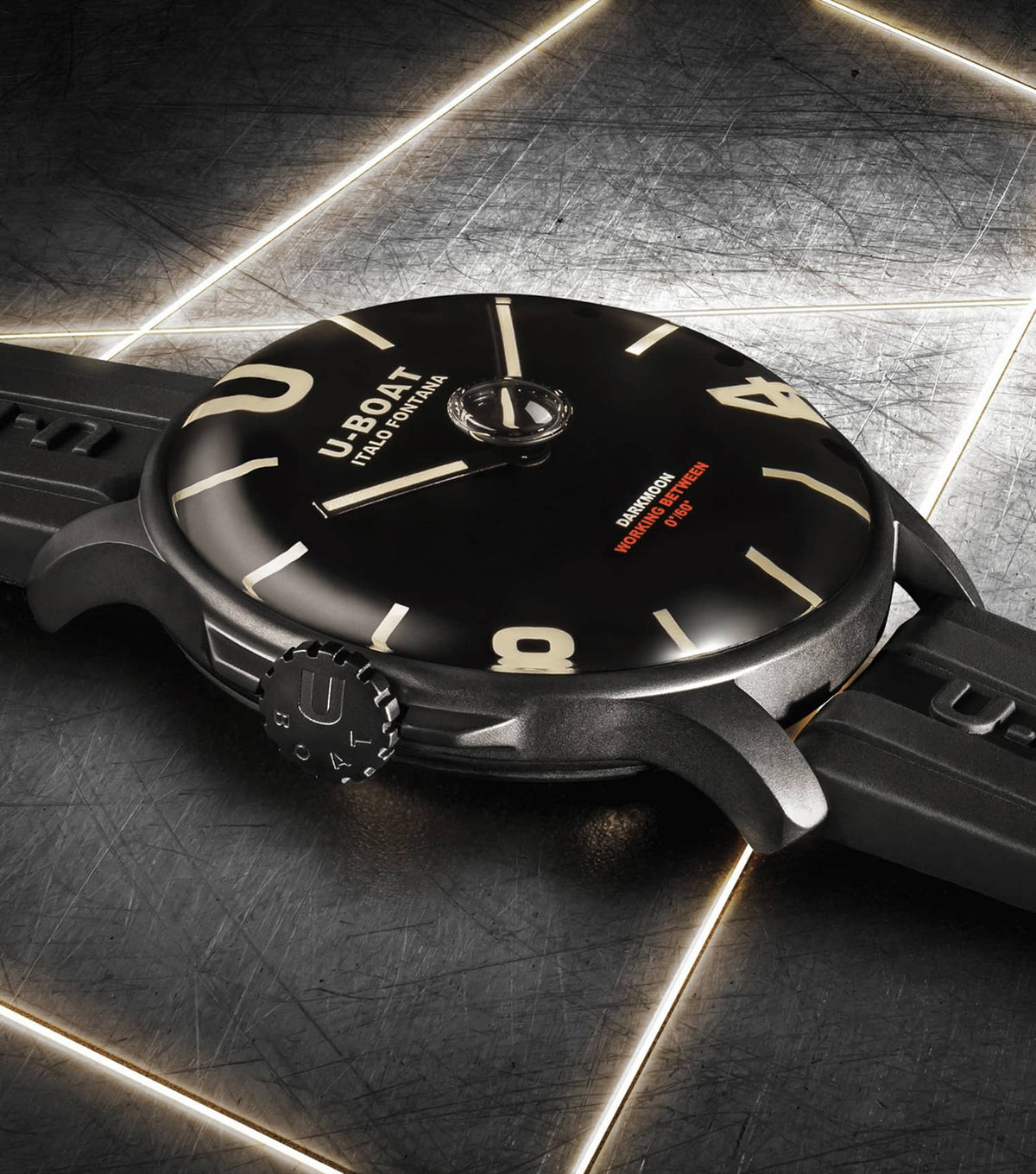 Men Darkmoon Quartz Watch 44mm