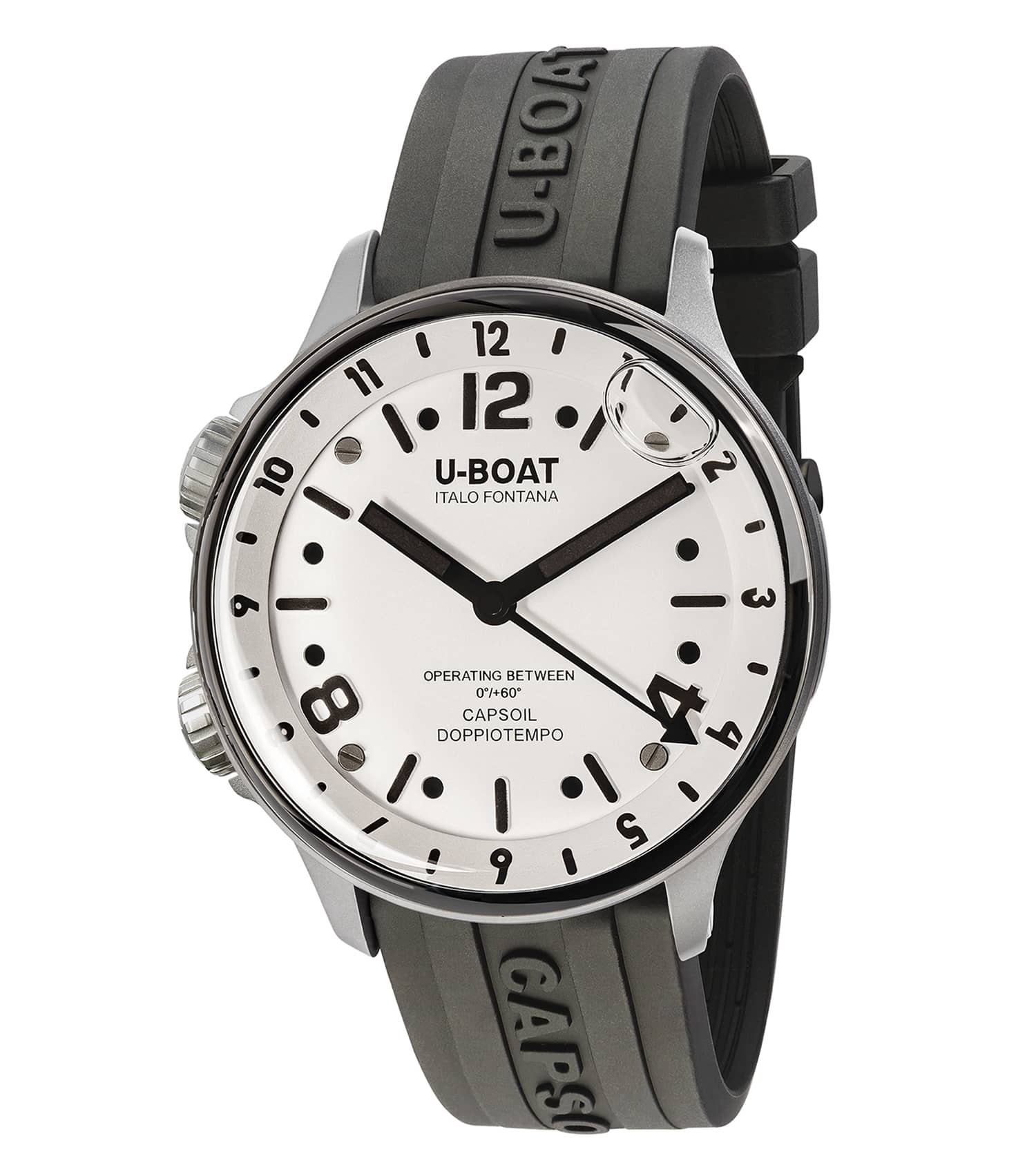 Men Automatic Capsoil Doppiotempo Ss White