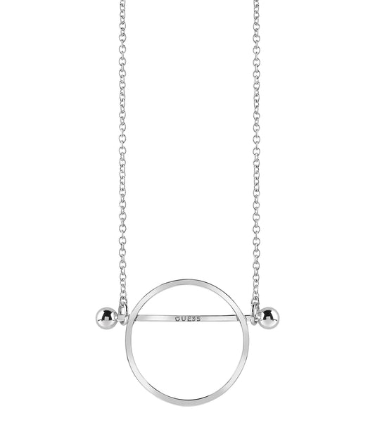 Women Influencer Necklace Silver Brass