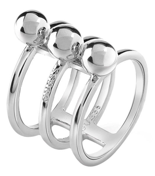 Women Influencer Ring Silver Brass